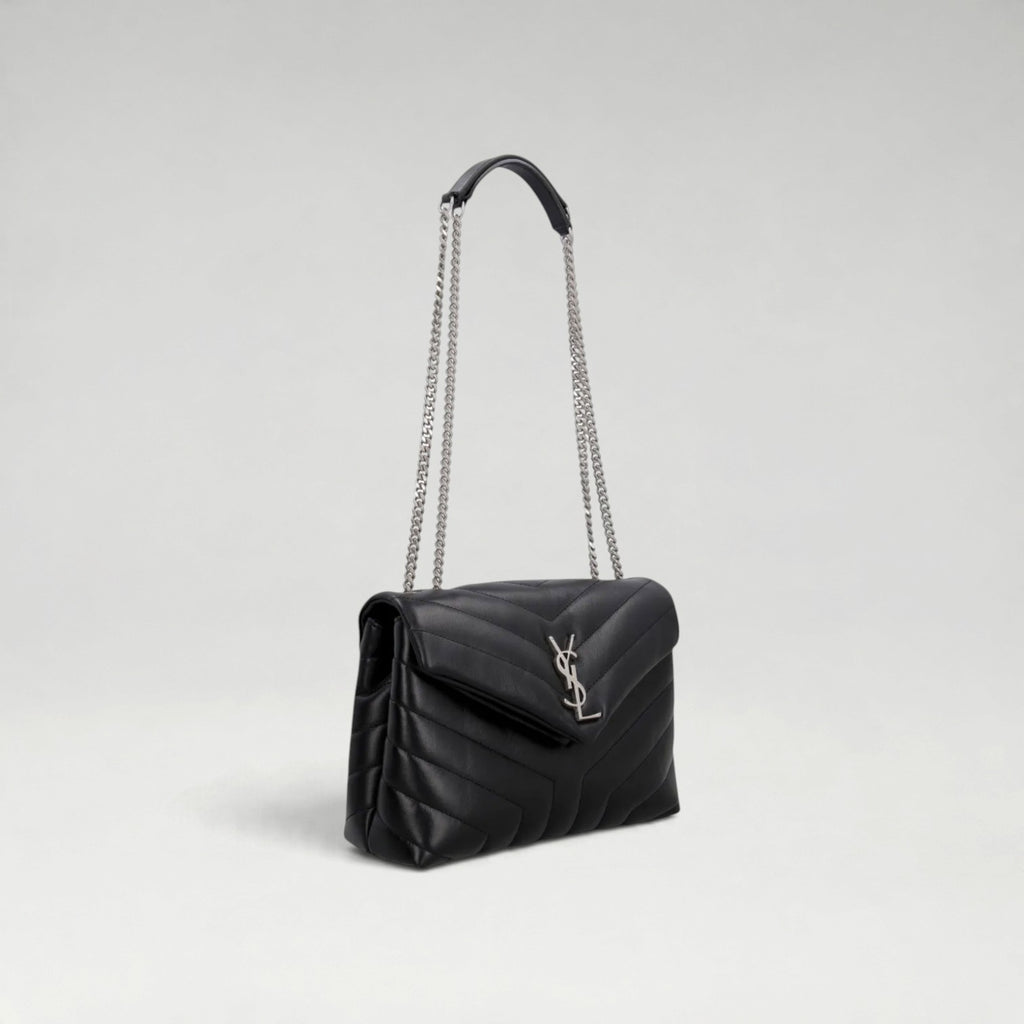 Loulou Small Bag Black Silver