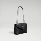 Loulou Small Bag Black Silver