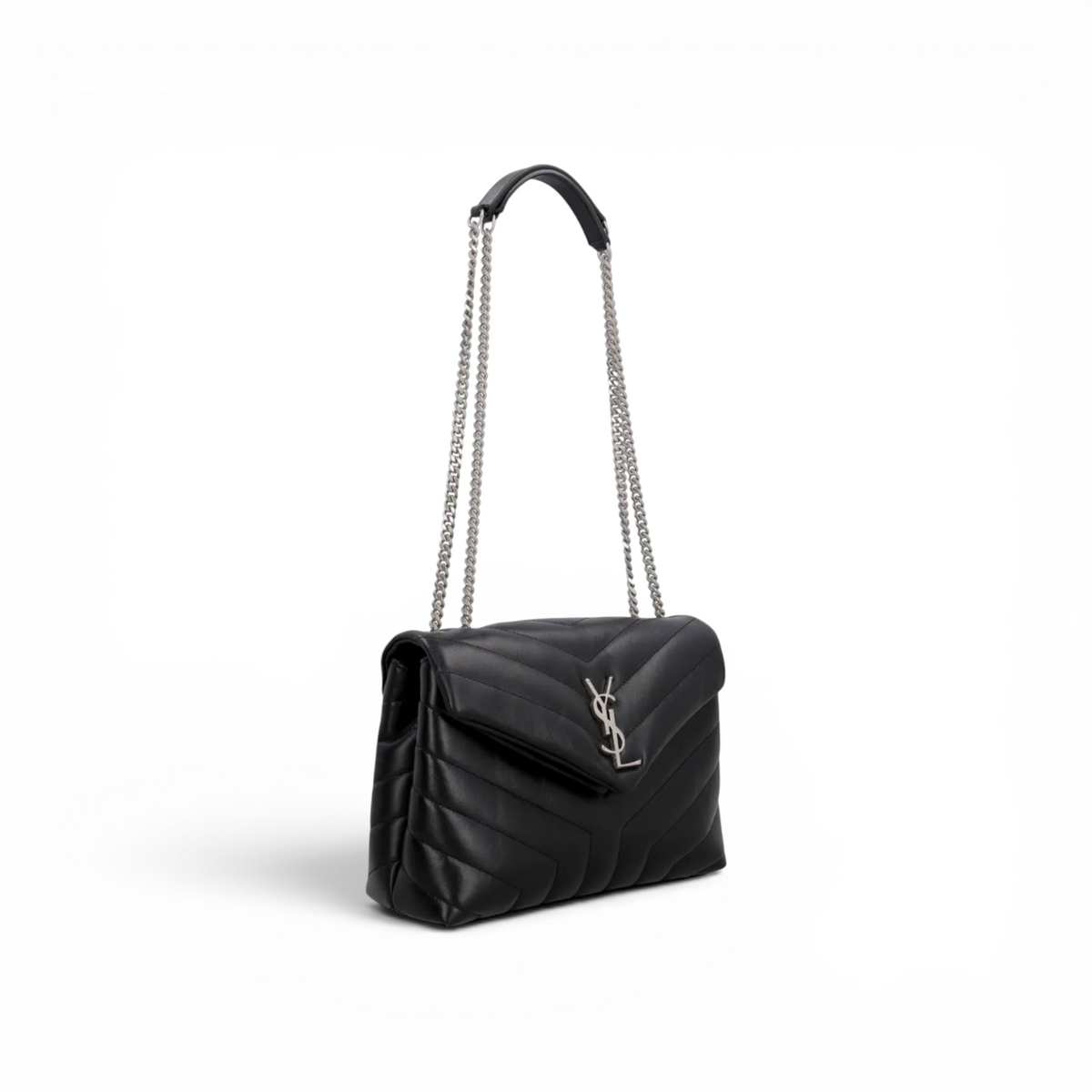 Loulou Small Bag Black Silver