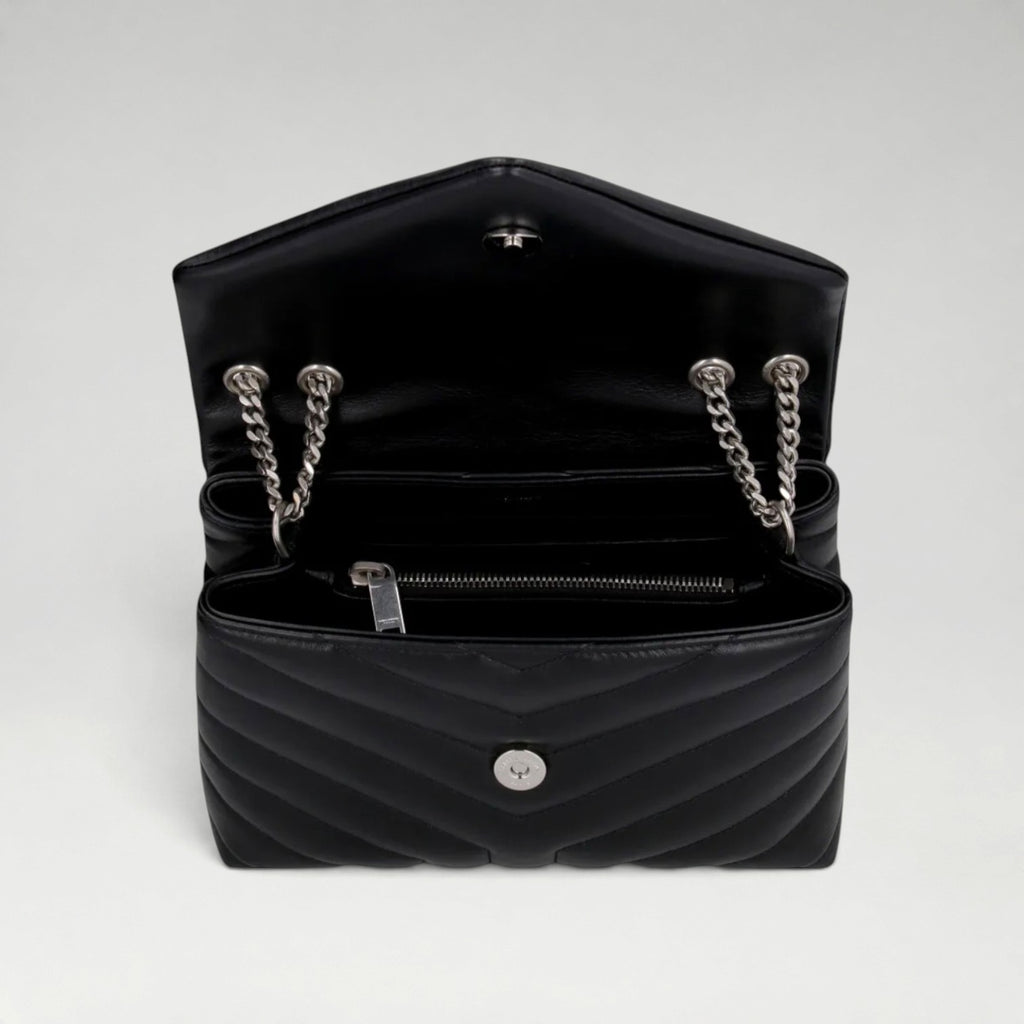 Loulou Small Bag Black Silver