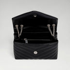 Loulou Small Bag Black Silver