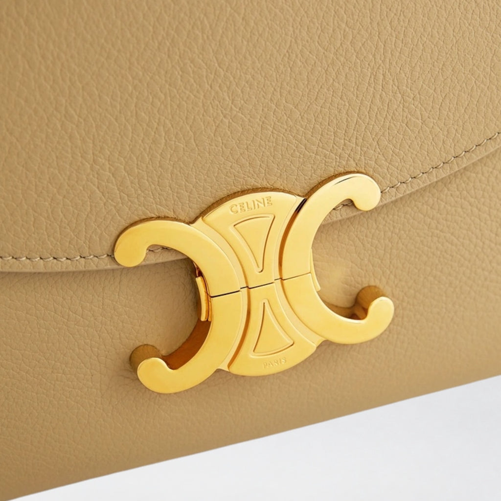 Teen Nino Bag Grained Calfskin Capuccino