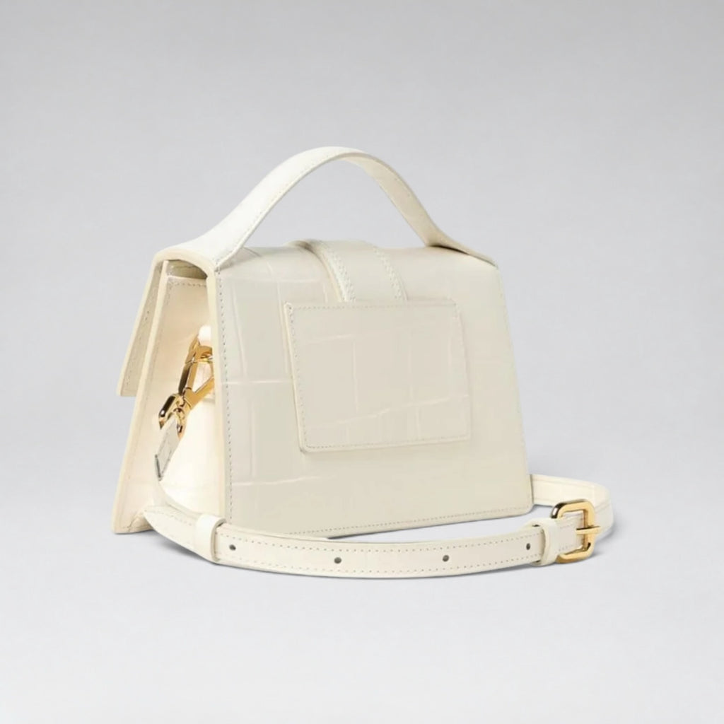 Large Bambino Croco Pattern Ivory