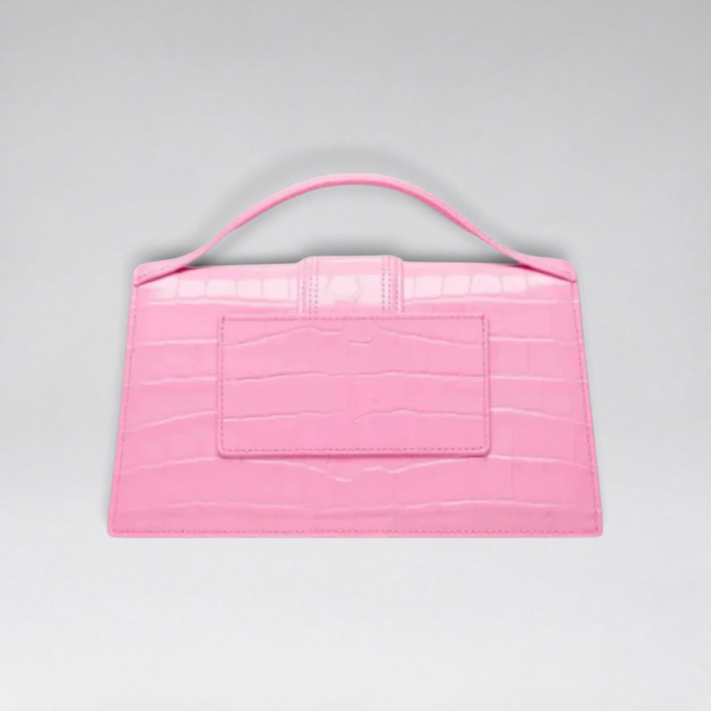 Large Bambino Croco Pattern Pink