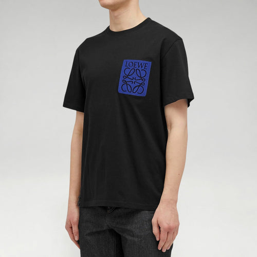 Anagram Big Logo Tee Black Blue