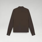 Tech Overshirt Ebony Brown