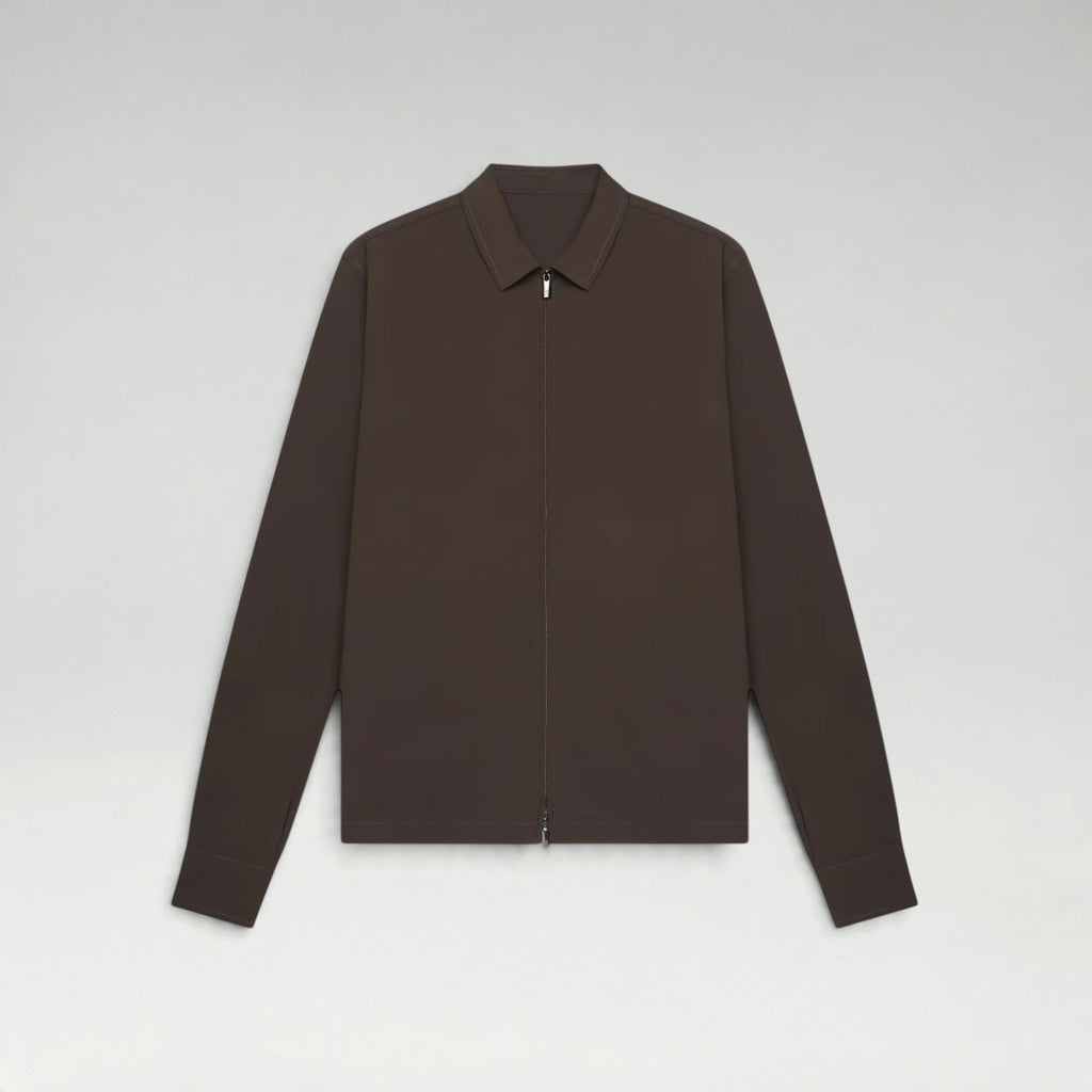 Tech Overshirt Ebony Brown
