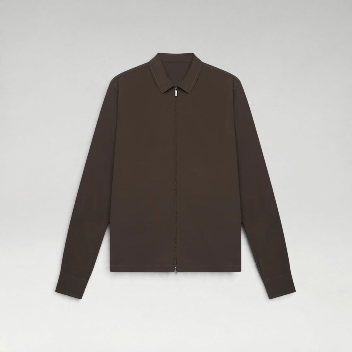 Tech Overshirt Ebony Brown