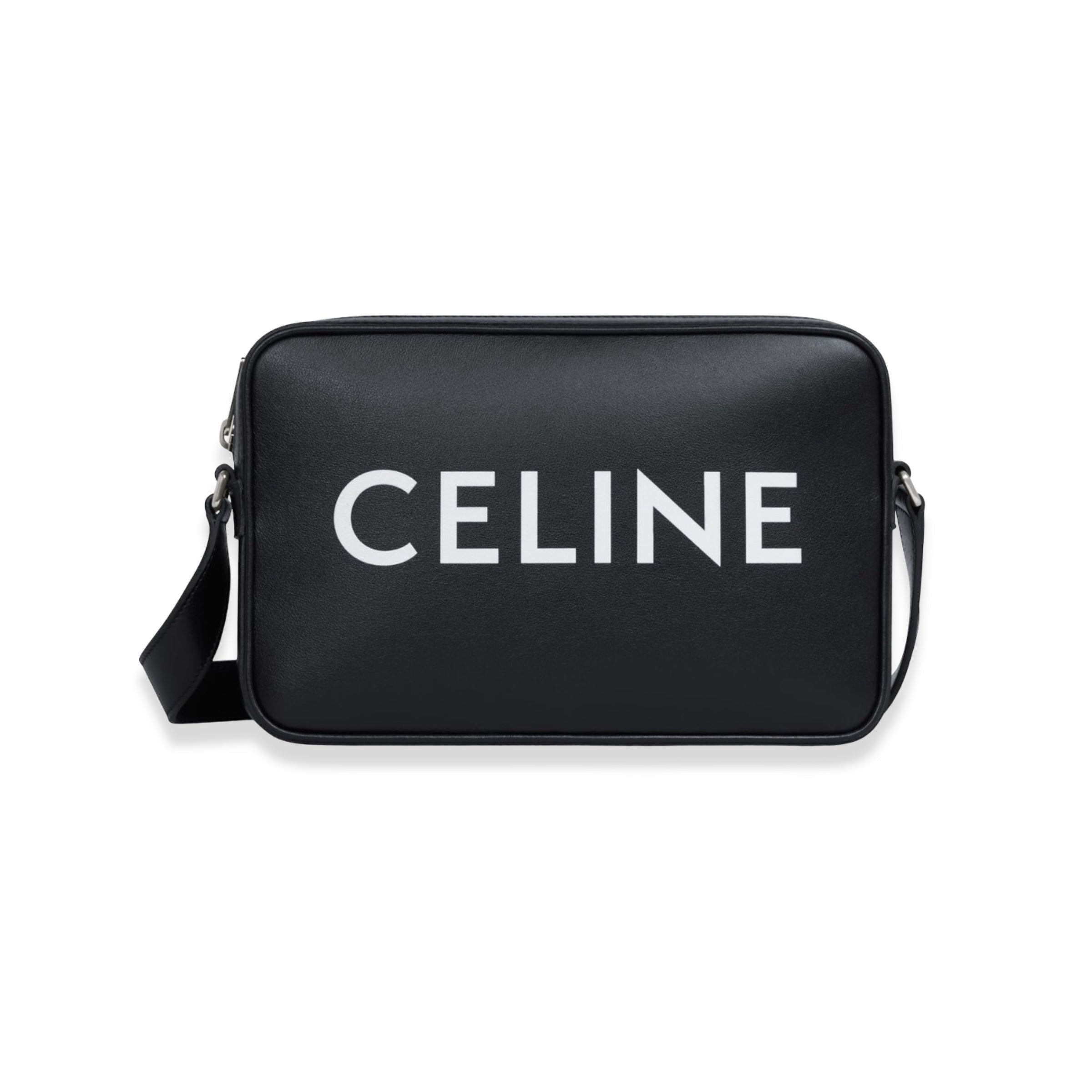 Celine - Black Logo Messenger Bag Medium