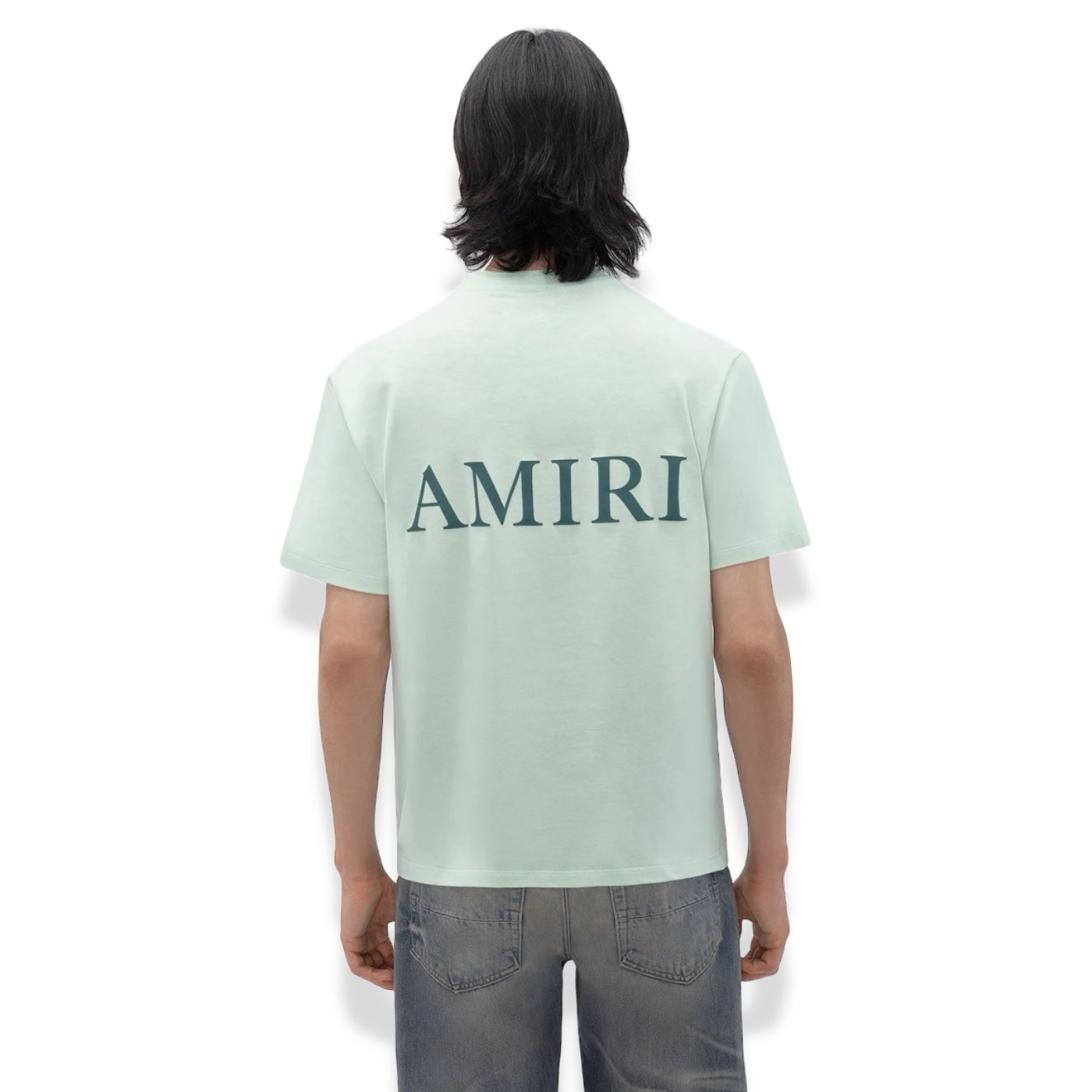 Amiri - MA Core logo tee light green