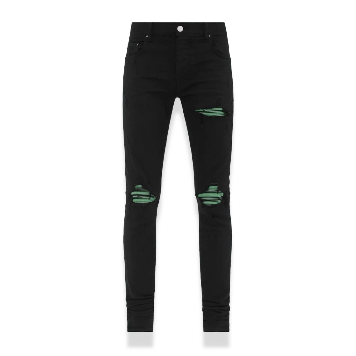 Amiri - MX1 Black and Green Jeans