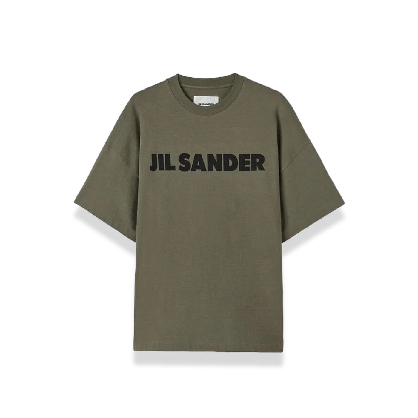 Jil Sander - Cotton Jersey Logo Tee Army Green