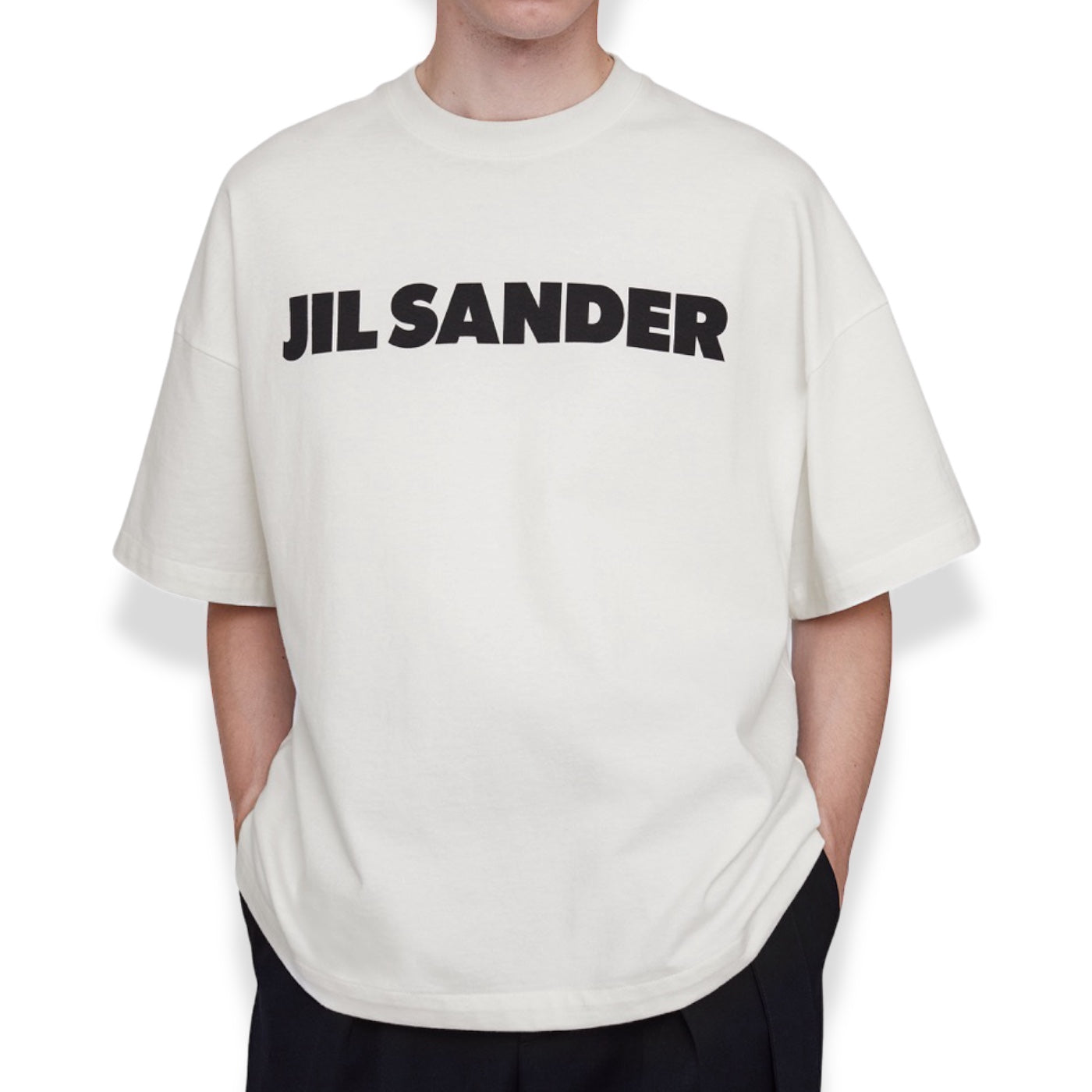 Jil Sander - Cotton Jersey Logo Tee White