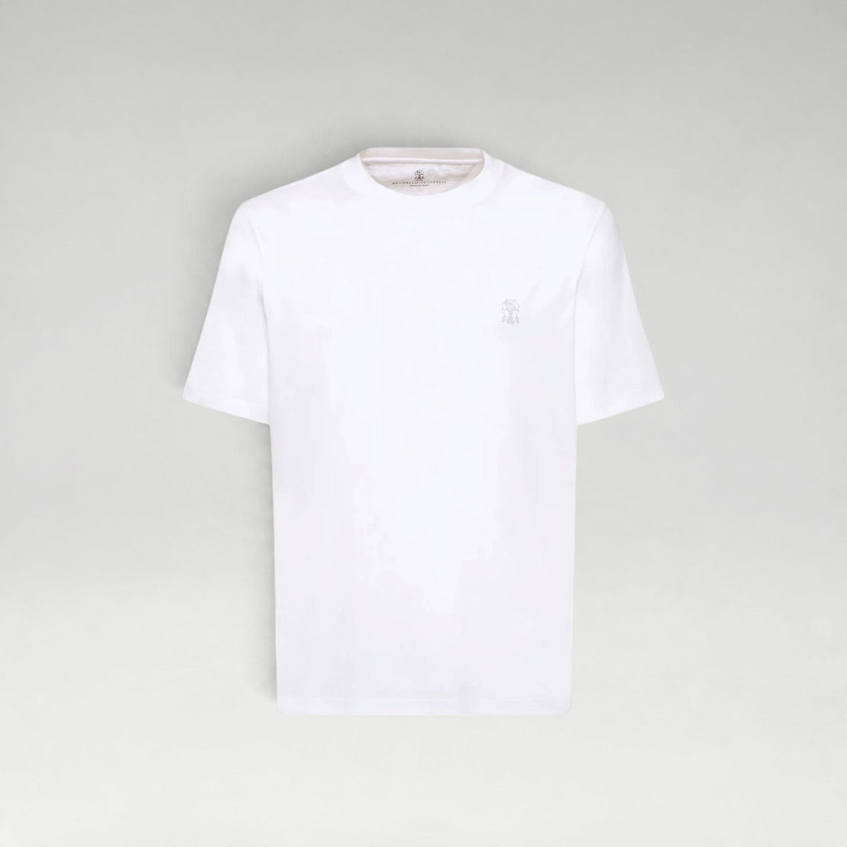 Cotton Jersey Logo Tee White