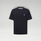 Cotton Jersey Logo Tee Navy Blue