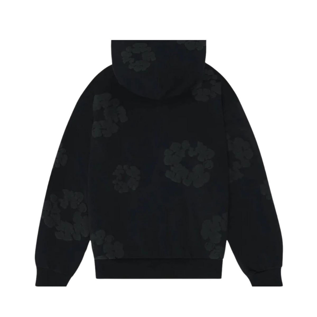 DENIM TEARS 刺繍ロゴパーカー ネイビー Denim Tears The Cotton Wreath Sweatshirt パーカー フーディ