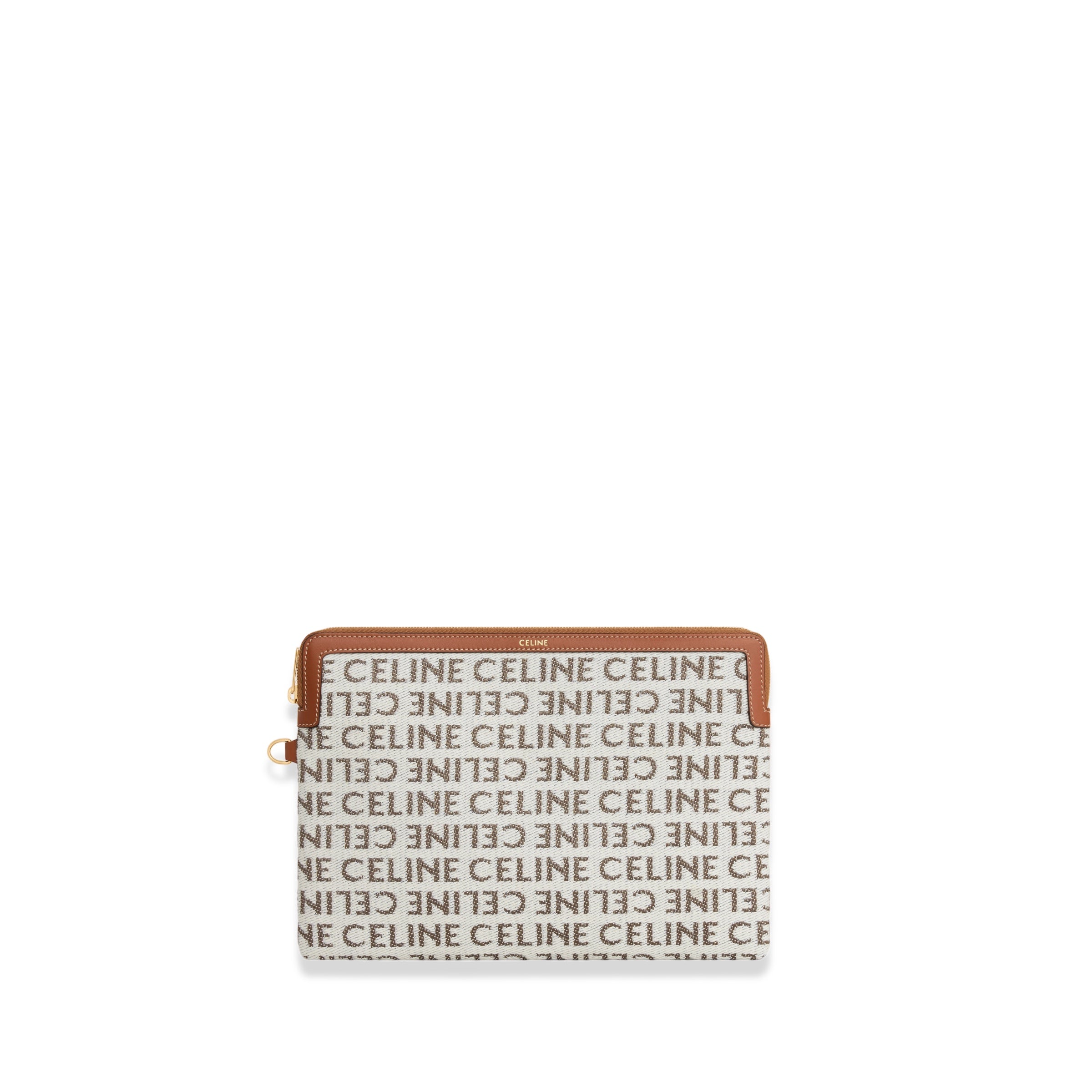 Celine - Small Signature logo Pouch With Strap
