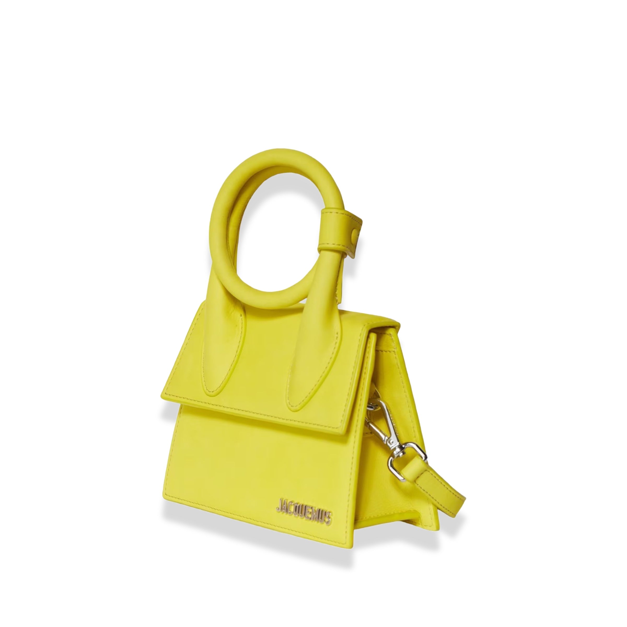 Jacquemus - Le Chiquito Noeud Bag Neon Yellow