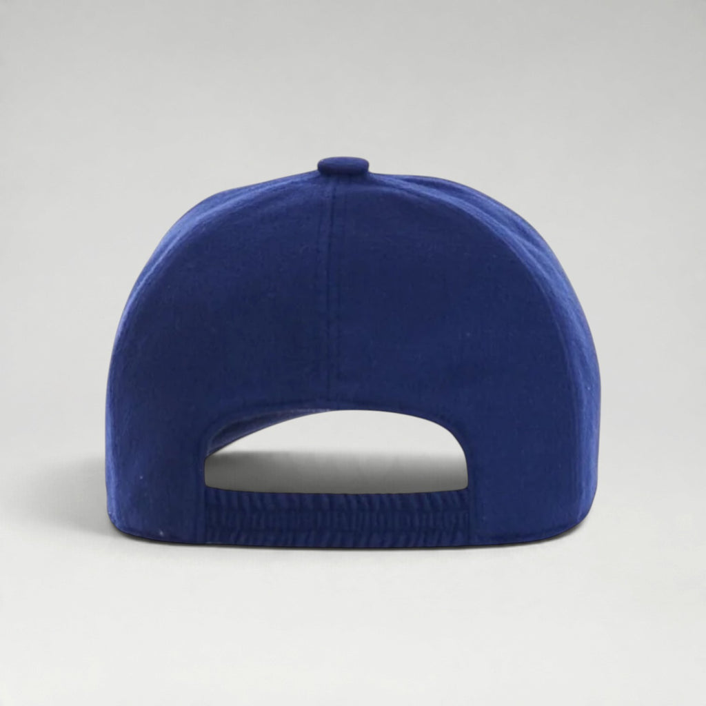 Cashmere Baseball Cap Vibrant Blue