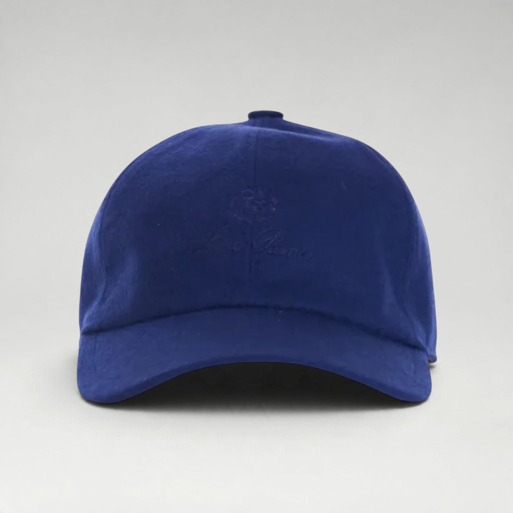 Cashmere Baseball Cap Vibrant Blue