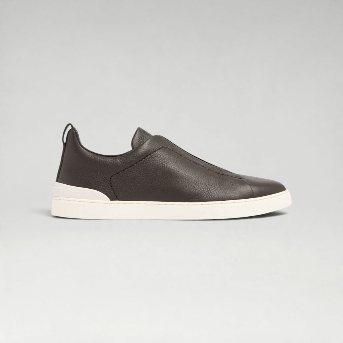 Triple Stitch Deerskin Sneaker Castoro