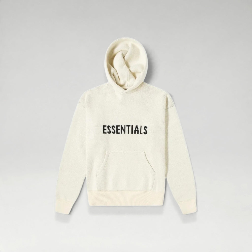 Knit Hoodie Cream