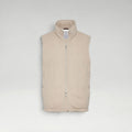 Chevron Down Beige Vest