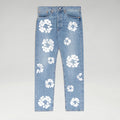 Cotton Wreath Jeans Blue
