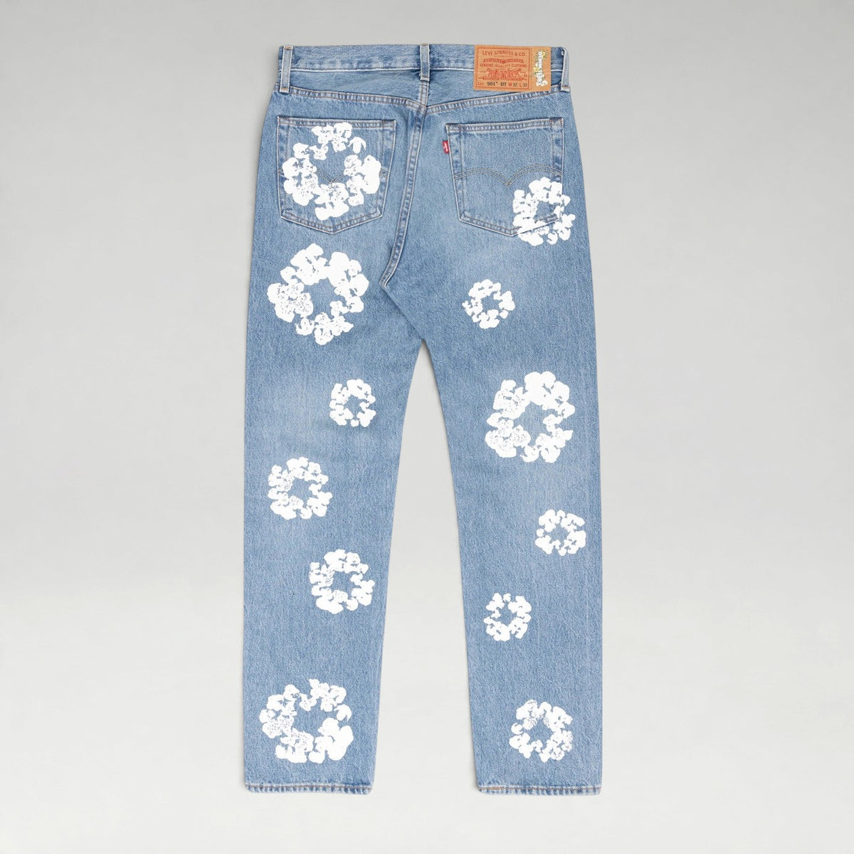 Cotton Wreath Jeans Blue