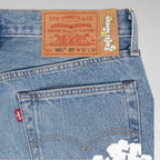 Cotton Wreath Jeans Blue