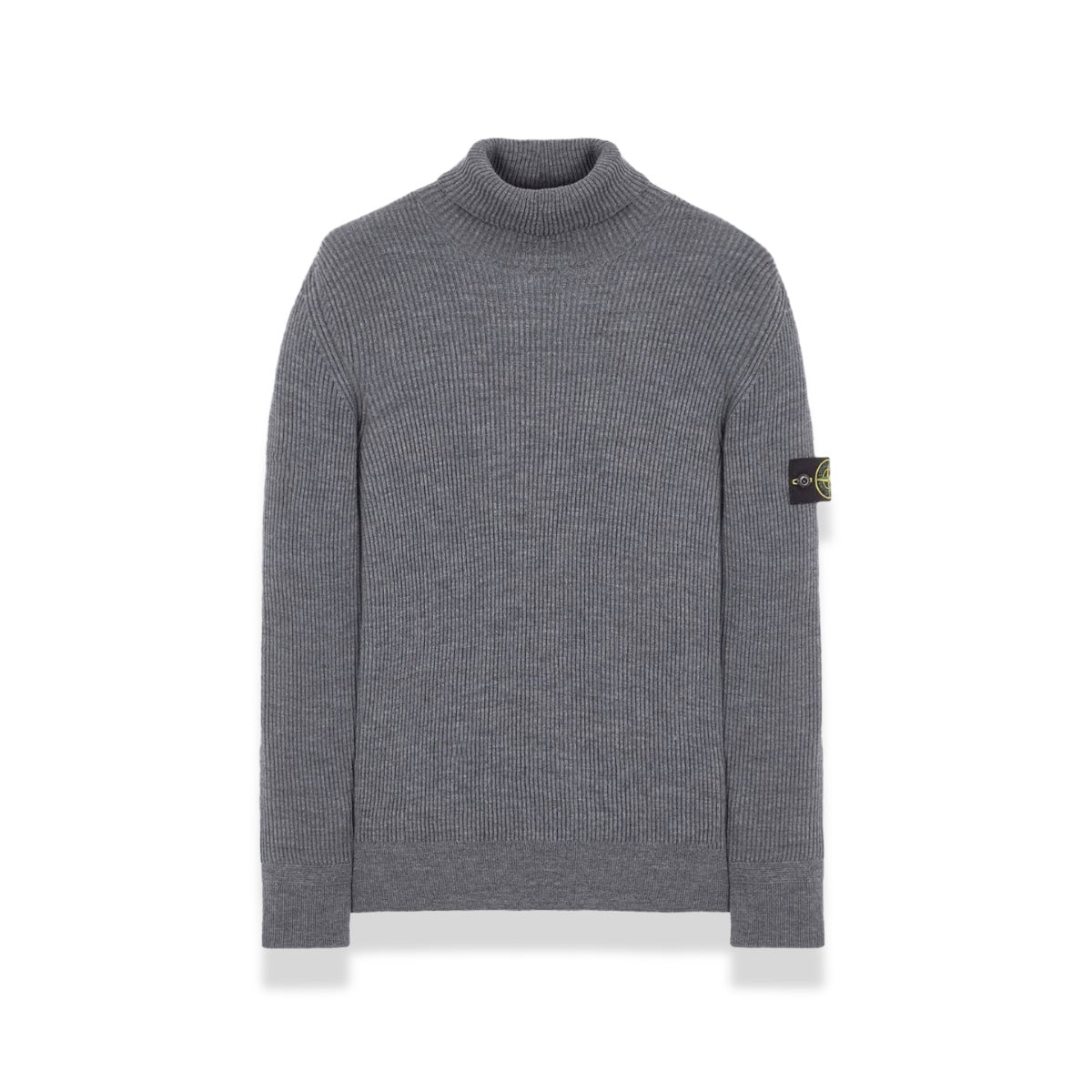 Stone Island - Rib Wool Sweater Grey