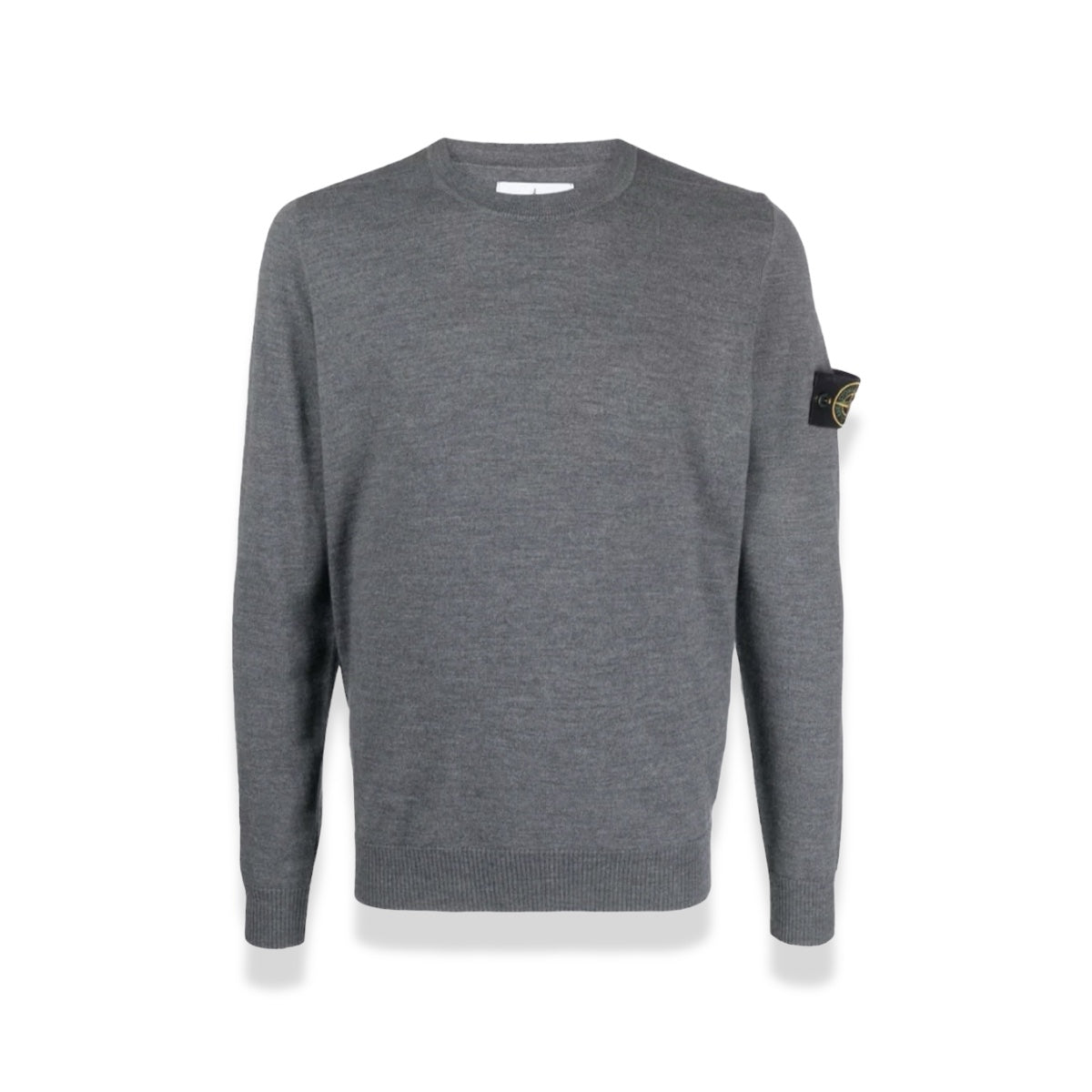 Stone Island - Pure Light Wool Sweatshirt Dark Grey