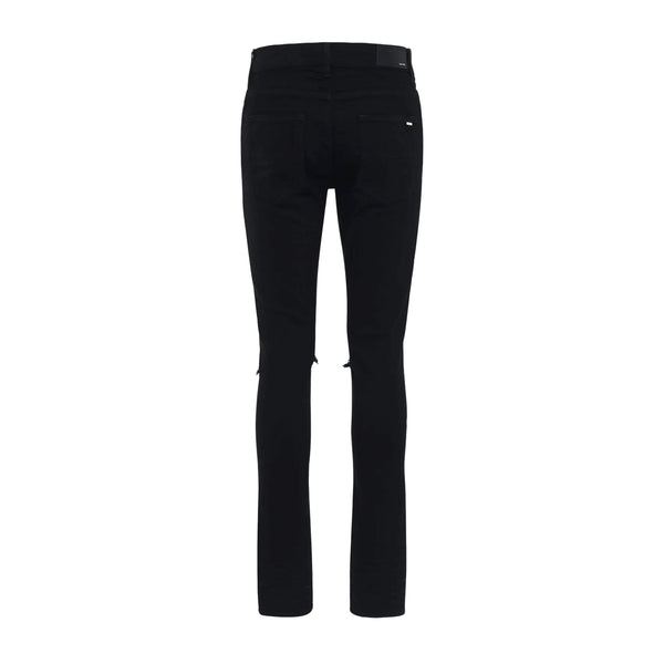 Amiri – MX1 black leather panel jeans