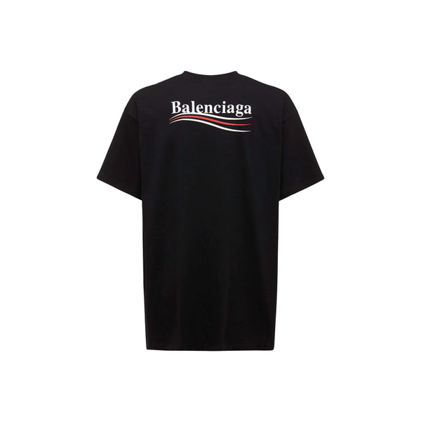 Balenciaga - Political Campaign Oversized Black tee