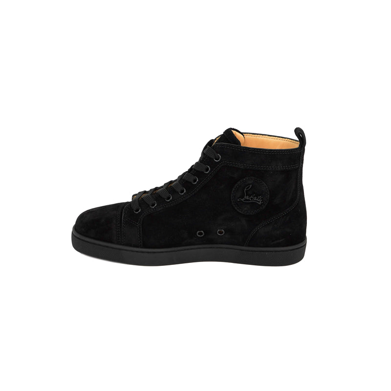 Christian Louboutin - Louis Flat Veau Velours Black